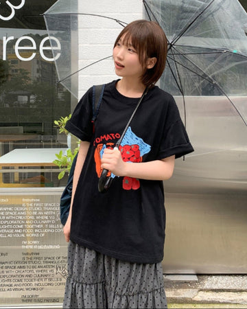 Helter Tomato Printing Short Sleeve Tee